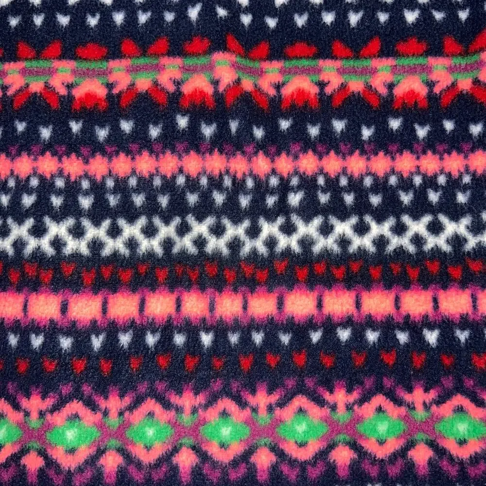 Old Navy Girls Fleece Pajama Casual Pants Geo Print Colorful Medium 8